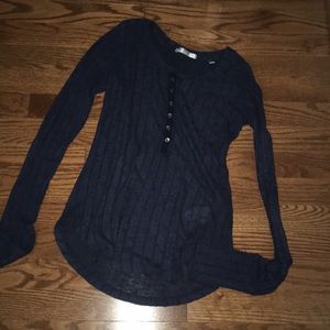 abercrombie & fitch xxs henley top